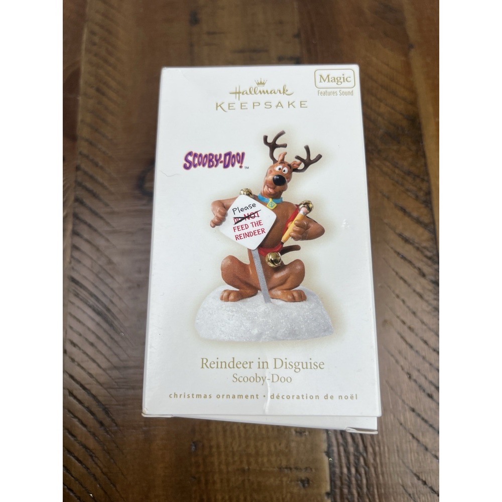 2008 Hallmark Keepsake Reindeer in Disguise Scooby-Doo Ornament READ
